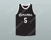 Nome personalizado masculino juvenil/crianças Alyssa Altobelli 5 Mamba Ballers Black Basketball Jersey Versão 4 Top Stitched S-6xl