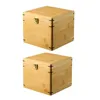 Jewelry Pouches Bamboo Decorative Storage Box Wood For Antique Collection