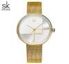 Shengke Gold Watch Women Watches Ladies Milan Mesh Steel Women039s Bracelet Watches Female Clock Relogio Feminino Montre Femme6388352