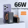 Chargers Power Bank 50000mAh Extern stor batterikapacitet PD 22,5W Fast Charging Portable Charger Powerbank för iPhone Xiaomi Huawei