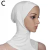 Hijabs Cotton Muslim Turban Cap Women Full Cover Inner Hijab Caps Islamic Underscarf Solid Color Bonnet Neck Head Under Scarf Cap d240425