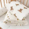 sets Baby Blankets Cotton Newborn Bebes Stroller Bedding Quilts Cotton Toddler Kids Swaddling Wrap Infantil Unisex Blankets 100*100cm