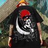 T-shirts hommes Nouveau T-shirt pour hommes 3D Bushido Imprimer T-shirt à manches courtes pour hommes Rétro Street Tendance Homme Vêtements surdimensionnés Tees lâches Hip-Hop TopsL2425