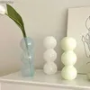 Vaser nordiskt klart glasvas svamp blomma vas bubbla boll blomma flaskor arrangemang blomma vaser estetik rumsdekor