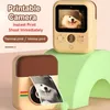 Retro Digital High-definition Camera With Instant Thermal Printer, Professional Desktop Printing, Student Camcorder, Front And Rear 12 Million Pixel High-definition