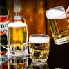 Gobelers grande capacité 450 ml de la bière en verre épaissie ensemble de bière de club européen fête du bar transparente à la boisson à la boisson à thé H240425