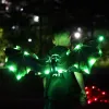 Seles Dog Electric Glowing Wings Butterfly Wings Bat Wings med LED -lampor och musik för medelstora stora hundar klär cosplay party ny