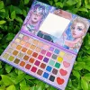 Schatten 49 Farben Schönheit Mädchen Matte Lidschatten Palette mit Spiegel Glitter Lidschatten Erröten Pigment Professionelles Make -up für Gesichtsaugen