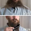 Brosses de cheveux sans fil litre à listing de peignes à listing lisseur brosse de cheveux portables coiffure coiffure outils de style USB charge brosse à air chaud