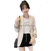 Damespakken Blazers Dames Spring herfst Blazer mode lange mouw zakelijke vrouwen werkkantoor casual jassen jas drop levering dhxei