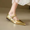 Casual Shoes TULING JUN 2024 Spring Autumn Concise Woman Solid Color Shallow Single Low Heels Mary Jane Pumps For Female T-3836