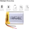 Accessories 3wire 3.7V 1500MAH 103443 Lithium Polymer LiPo li ion Rechargeable Battery cells For Mp3 MP4 MP5 GPS PSP mobile bluetooth