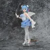 Aksiyon oyuncak figürleri anime re re life farklı bir dünyada sıfır Japon sevimli kız melek rem 23cm pvc eylem figürü yetişkin koleksiyonu model oyuncak y240425k76o