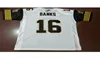 Custom 604 Hamilton Tigercats 16 Brandon Banks Real Embroidery College Jersey Size S4xl ou personnalisé tout nom ou numéro Jerse3012954