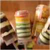 Cupcake in plastica per feste Clear Supplies Cake Push Up Conteiner Ice Cupcakes Cupcakes Tools Deliping Delivery Home Garden Cucina Dining BA DHSQ0 S