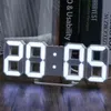 Cyfrowa dekoracja zegarów ściennych 3D dla domu w trybie nocnym Regulowanego elektronicznego zegarka elektronicznego salonu LED Clocks Garden 240418