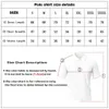 Camisetas casuais de verão masculas camisas de pólo de manga curta Camisas de roupas de trabalho camiseta rápida tee seca esportiva de golfe 240419