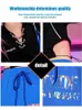 Wear sur scène K-pop tenues de scène pour les filles Costume à manches longues noires et bleues