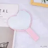 Mirrors Heart Shaped Mirror Handheld Makeup Mirror Spa Salon Makeup With Handle Hand Mirror Cosmetic Mirror Compact Mirrors For Women