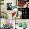 Vases Ceramic Vase Celadon Modern Chinese Style Home Decoration Crafts Living Room