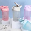 Gobelers 500 ml bouteilles de shaker bpa protéine portable libre poudremilkshake shake mélange bouteille fitness water tasse h240425