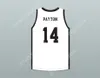 Benutzerdefinierter Name Herren Jugend/Kinder Payton 14 Mamba Ballers White Basketball Jersey2 Top genäht S-6xl
