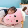 Pillow 24~70cm Milk Tea Pillow Squishy Pearls Boba Bubble Tea Stuffed Drink Bottle Soft Panda Rabbit Ice Cream Food Plushie Peluche