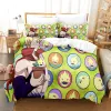 Устанавливает Добро пожаловать в школу Demon!Irumakun Bedding Set Single Twin Full Queen King King Size Set Set Set Teenage Sleedcover Sets 3d