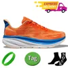 Men Women Running Shoes Bondi 8 Clifton8 9 Designer Snerkers Triple Black White Vibrant Orange Cloud Blue Olive Haze Mens Womens runners Outdoor Sports Trainers