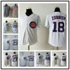 Baseball Jerseys Jersey Cubs Chicago Edition de fan brodée masculine Elite