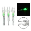 Darts 3pcs Archery Arrow Nock LED Lighted Arrow Tails for ID 4.2mm Arrow Shafts Crossbow Compound Recurve Bow Hunting Accessories DIY