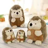 Animaux en peluche en peluche 17cm dessin animal simulé jouet en peluche PP PP Coton Hedgehog Doll Soft Baby Bedroom décorer pour un joli cadeau d'anniversaire