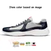 Роскошный дизайнер Americas Cup Men Casual Shoes сетчатой кожаная кожа кроссовки с низким топом