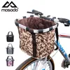 Mosodo rower z przodu koszyk worki dla psów dla psów torebka rower kierownicza sakwy aluminiowe ramy rowerowe torba rowerowa torebka