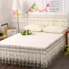 Bed Skirt Princess Style Bedspread Single Piece Lace Cover Small Fresh Pink Anti Slip And Dust Proof Sheet