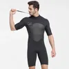 Sbart 2mm Neoprene wetsuit 남자 유지 따뜻한 수영 스쿠버 다이빙 수영복 서핑 스노클링을위한 짧은 소매 트라이 애슬론 잠수복 240416