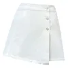 Kjolar denim kjol shorts kvinnor y2k casual sommar hög midja asymmetrisk a-line kvinnlig streetwear jean mini