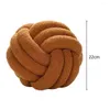 Pillow 22cm Knotted Ball Throw Ultra Soft Companionship Decorative Hand-woven Lamb Velvet Sofa For Bathroom