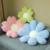 Pillow Stuffed Plant Petal Flower Cushion Girly Room Decor Sunflower Pillow Bay Window Pink Flower Setting for Kids Bedroom Seat Pillow