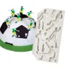 Molds Sport Baseball Golf Soccer Rugby Fondant Cake Bolo Moldes de chocolate para a ferramenta de cozinha de cozinha Decoração