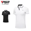 Gömlekler PGM Yaz Golf Giyim Kadınlar Kısa Kollu Tshirt Spor Streç Kadın Giysileri Renkli Kadın Üstleri Yeni