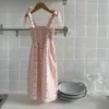 Девушки платья летние девушки цветочные платье -платья булочки богемские пляжные платья принцессы для девочек -одежды для малышей уютные хлопковые платья H240425