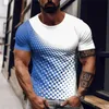 Men's T-Shirts Summer Mens T-Shirt Oversized Tees Top Contrast Print Slim Fit Shirt Punk Short Sleeve Casual Men Clothing Designer StreetwearL2425