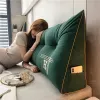 Cuscino Nordic rimovibile comodino cuscino triangolare posteriori del letto grandi cuscini per la casa morbido cuscinetto cuscinetto coperchio
