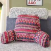 Oreiller coussin dos coussin avec le bras de support licage de lit repos chaise de taille de chaise de voiture canapé repos coussin lombaire