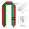 Scarves Graduation Sash Vanuatu Flag Scarf Shawl Stole Sapphire Blue With Star Stripe Bachelor Gown Accessory Ribbon 180 14cm