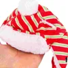 Dog Apparel Warm Shape Hat Pets Cat Headdress Puppy Santa Creative Decorative Flannel Household Retaining Cap Hats