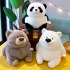 Yeni Çocuklar Yağ Dwen Serisi Polar Bear Panda Bebek Boy Bear Bear Internet Ünlü Kızlar için Doğum Günü Hediyesi Oyuncak Peluş