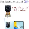Xiaomi RedmiのオリジナルフロントバックカメラNote11S 4G 5Gバックサイドセルフィーフロントフェイスカメラモジュールフレックスケーブル