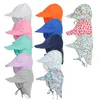 Caps Hats SPF 50+ Baby Sun Hat Summer Summer Baby Cap para meninos Travel Beach Baby Hat Girl Kids Acessórios infantis Crianças Chapéus S/L D240425